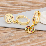 Boucles d'oreilles Arbre de Vie Nidin