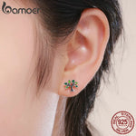 Boucles d'oreilles Arbre de Vie Verdoyante