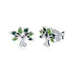 Boucles d'oreilles Arbre de Vie Verdoyante