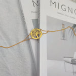 Bracelet Arbre de Vie Or Pulsera
