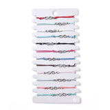 Bracelets arbre de vie Argent Lot de 12 cordes infinies en argent antique