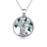 Colliers Arbre de Vie Argent 925 Raffiné