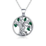 Colliers Arbre de Vie Argent 925 Raffiné