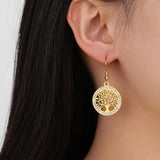 Boucles d'oreilles Arbre de Vie Mystique