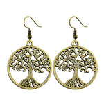 Boucles d'oreilles Arbre de Vie Energie