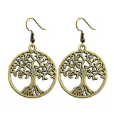 Boucles d'oreilles Arbre de Vie Energie