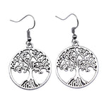 Boucles d'oreilles Arbre de Vie Energie