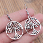 Boucles d'oreilles Arbre de Vie Energie