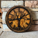 Horloge Arbre de Vie Automne