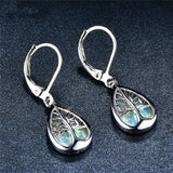 Boucles d'oreilles Arbre de Vie Goutte