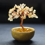 Feng Shui Arbre de Vie Citrine Spirituelle