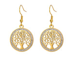 Boucles d'oreilles Arbre de Vie Mystique