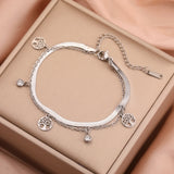 Bracelet Arbre de Vie Or Chaîne Serpent