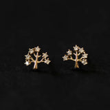 Boucles d'oreilles Arbre de Vie Raffinée