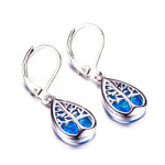 Boucles d'oreilles Arbre de Vie Goutte