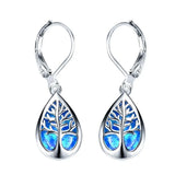 Boucles d'oreilles Arbre de Vie Goutte