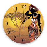 Horloge Arbre de Vie Africain