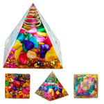 Orgonite Arbre de Vie Pyramide Résine Reiki