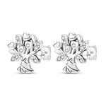 Boucles d'oreilles Arbre de Vie d'oreilles Elegant