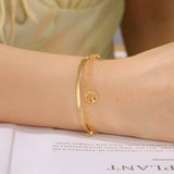 Bracelet Arbre de Vie Or Chaîne Serpent