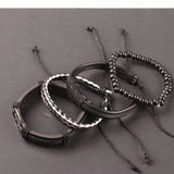 Bracelet Arbre de Vie Noir