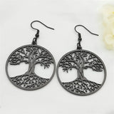 Boucles d'oreilles Arbre de Vie Aesthetic