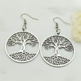 Boucles d'oreilles Arbre de Vie Aesthetic