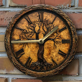 Horloge Arbre de Vie Automne