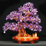 Feng Shui Arbre de Vie Bonsaï en Améthyste