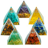 Orgonite Arbre de Vie Pyramide Résine Reiki
