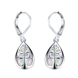 Boucles d'oreilles Arbre de Vie Goutte