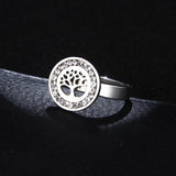 Bague Arbre de Vie Éclat Lumineux Image