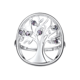 Bague Arbre de Vie en Argent et Topaze Image