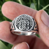 Bague Arbre de Vie Yggdrasil Argenté Image