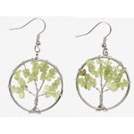 Boucles d'Oreilles Arbre de Vie en Image