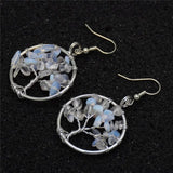 Boucles d'Oreilles Arbre de Vie Opale Image