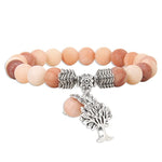 Bracelet Arbre de Vie Pierre - Aventurine mate Image