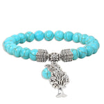 Bracelet Arbre de Vie Pierre - Howlite Image