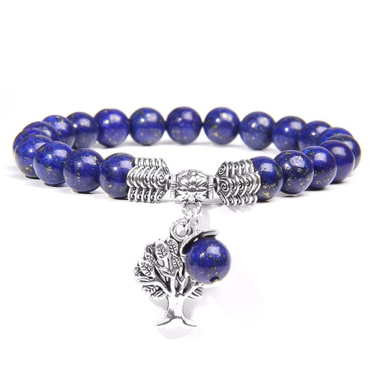 Bracelet Arbre de Vie Pierre - Lapis-Lazuli Image