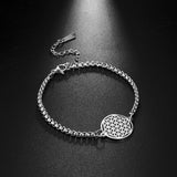 Bracelet Fleur de Vie Or et Argent Image