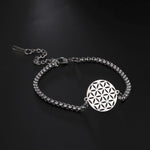 Bracelet Fleur de Vie Or et Argent Image