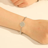 Bracelet Fleur de Vie Or et Argent Image