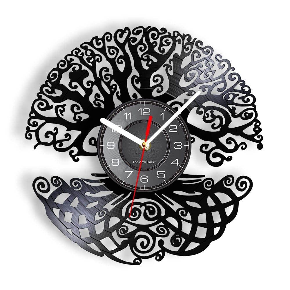 Horloge Arbre de Vie Vinyle Classique Image
