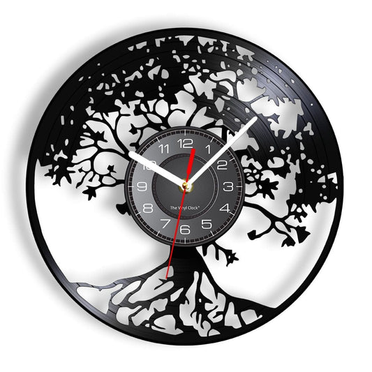 Horloge Arbre de Vie Vinyle Fondation Image