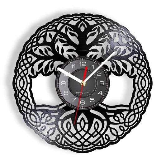 Horloge Arbre de Vie Vinyle Viking Image